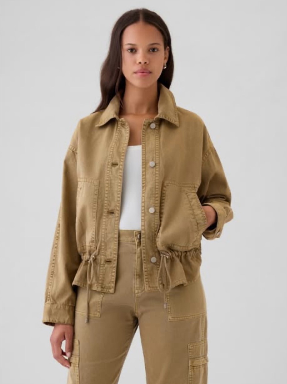 NWT Gap Women Utility Jackef